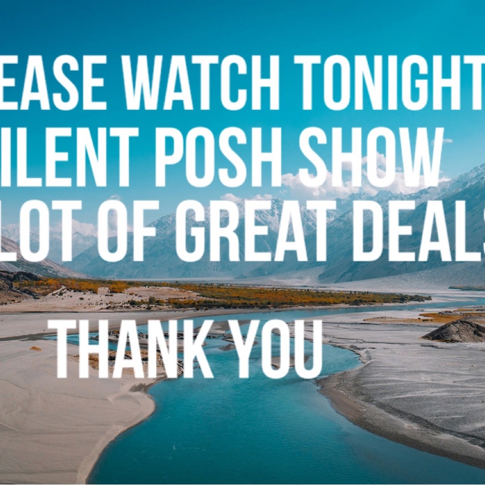 Please watch my show and show support. There are a lot of great deals there.